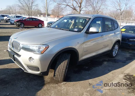 2015 BMW X3 xDrive28I из США, поврежденный, VIN 5UXWX9C53F0D62612